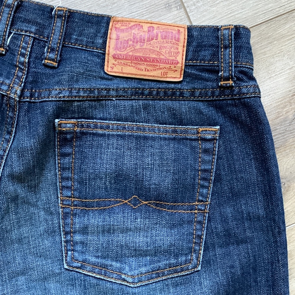 Lucky brand dungarees classic fit crop jeans size 32 - Picture 7 of 7